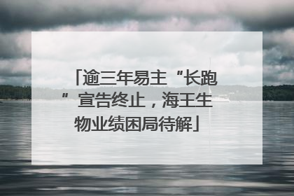 逾三年易主“长跑”宣告终止，海王生物业绩困局待解