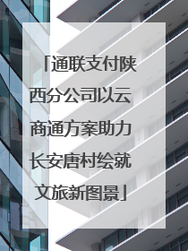 通联支付陕西分公司以云商通方案助力长安唐村绘就文旅新图景