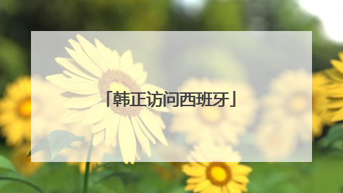 韩正访问西班牙