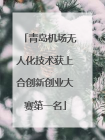 青岛机场无人化技术获上合创新创业大赛第一名