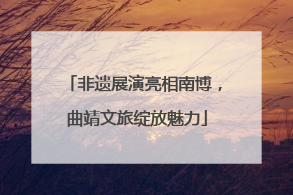 非遗展演亮相南博，曲靖文旅绽放魅力