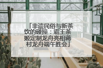 非遗民俗与新茶饮的碰撞：霸王茶姬定制龙舟亮相蒋村龙舟端午胜会