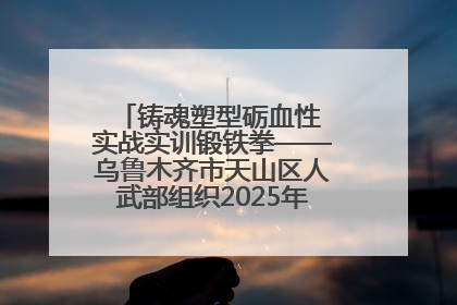 铸魂塑型砺血性 实战实训锻铁拳——乌鲁木齐市天山区人武部组织2025年度民兵集中轮训