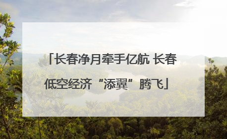 长春净月牵手亿航 长春低空经济“添翼”腾飞