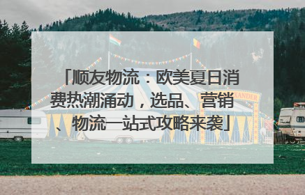 顺友物流：欧美夏日消费热潮涌动，选品、营销、物流一站式攻略来袭