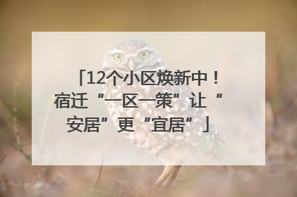 12个小区焕新中！宿迁“一区一策”让“安居”更“宜居”
