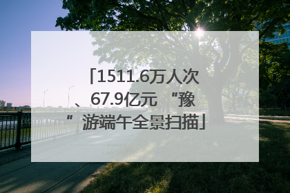 1511.6万人次、67.9亿元 “豫”游端午全景扫描