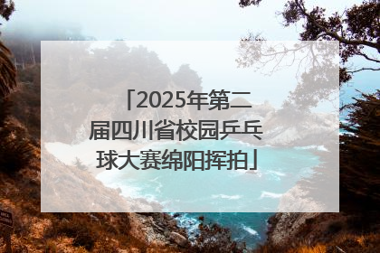 2025年第二届四川省校园乒乓球大赛绵阳挥拍
